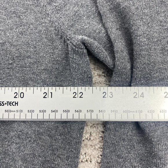 Tommy Hilfiger Argyle Sweater Men XL Gray White Diamond Pattern Knit -STAINS - Picture 7 of 8